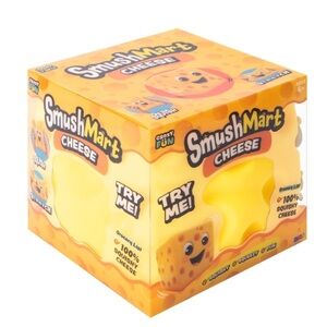 Smush Mart Cheese Squish Toy